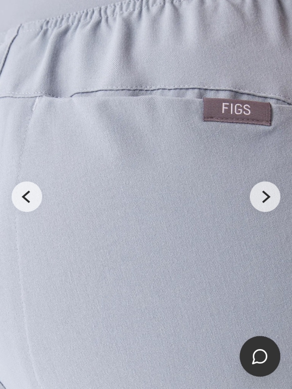 Figs Harbor Grey Isabel Wide Leg Scrub Pants - Picture 6 of 8
